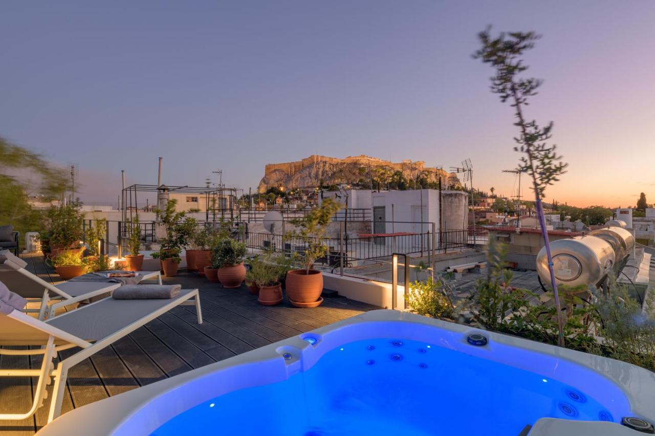 Meno Suite With Private Terrace - Jaccuzzi, Acropolis View Афины Экстерьер фото