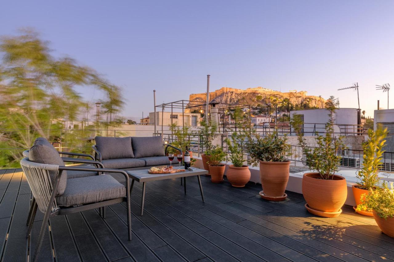 Meno Suite With Private Terrace - Jaccuzzi, Acropolis View Афины Экстерьер фото