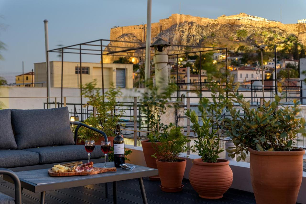Meno Suite With Private Terrace - Jaccuzzi, Acropolis View Афины Экстерьер фото