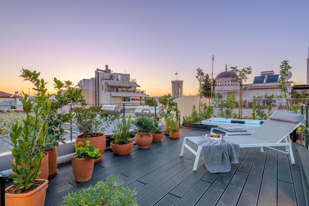 Meno Suite With Private Terrace - Jaccuzzi, Acropolis View Афины Экстерьер фото