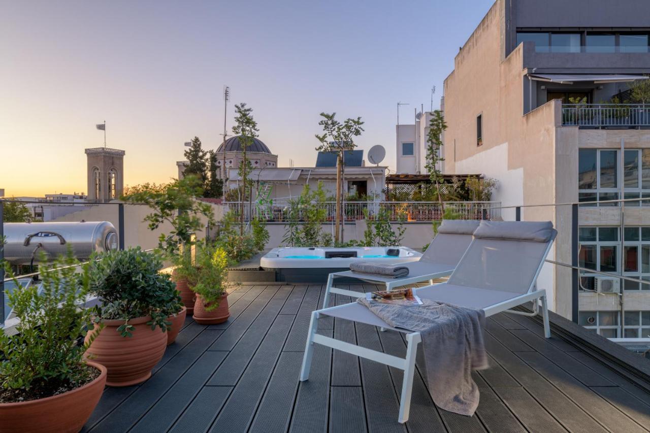 Meno Suite With Private Terrace - Jaccuzzi, Acropolis View Афины Экстерьер фото
